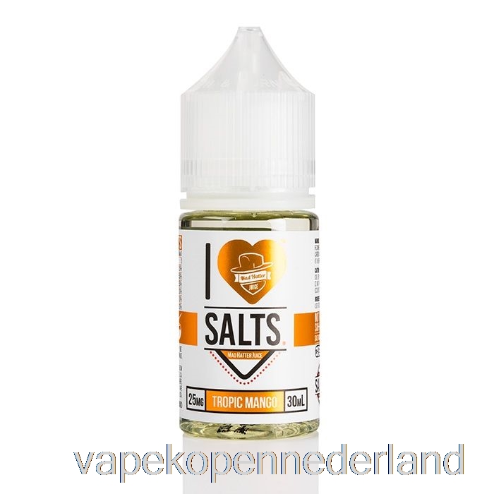 Elektronische Sigaret Vape Tropische Mango - Ik Hou Van Zouten - 30 Ml 25 Mg